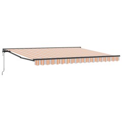 vidaXL Tenda Retrattile Blu Marino 400x300 cm