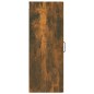 Mobile Pensile Muro Rovere Fumo 34,5x34x90 cm Legno Multistrato Mobile Pensile Muro Rovere Fumo 34,5x34x90 cm Legno Multistrato
