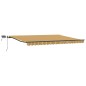 vidaXL Tenda Retrattile Manuale con Striscia LED Multicolore 400x300 cm vidaXL Tenda Retrattile Manuale con Striscia LED Multicolore 400x300 cm