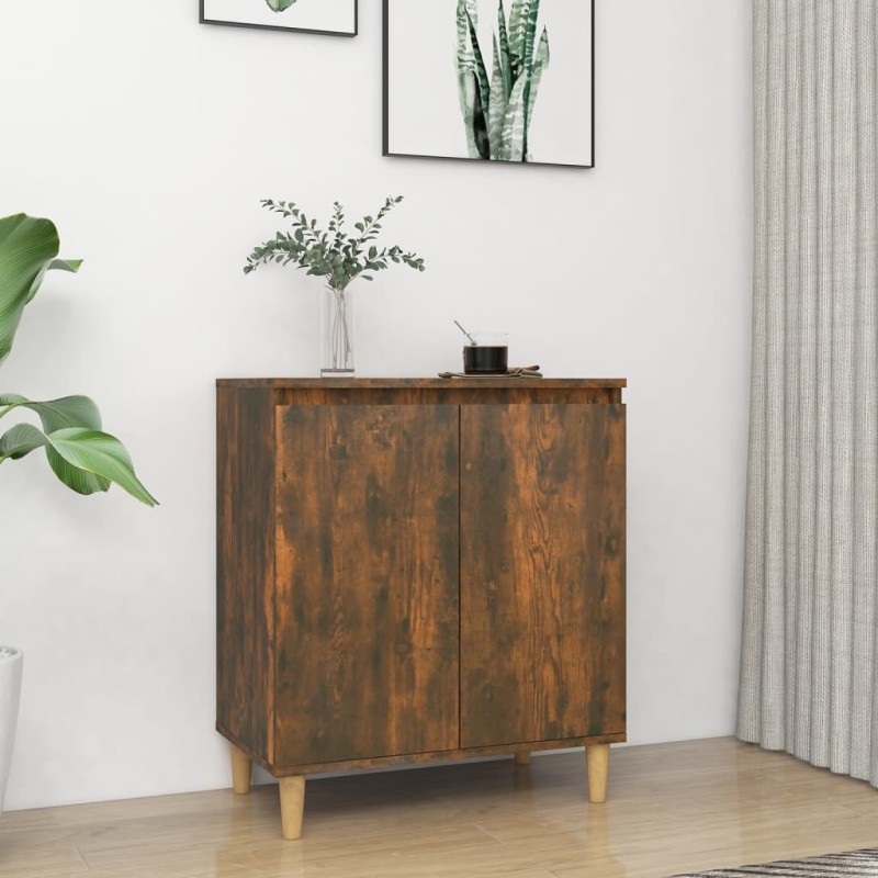 Credenza Rovere Fumo 60x35x70 cm in Legno Multistrato Credenza Rovere Fumo 60x35x70 cm in Legno Multistrato