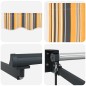 vidaXL Tenda da sole manuale retrattile a righe multicolori 400x300 cm vidaXL Tenda da sole manuale retrattile a righe multicolori 400x300 cm