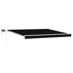 vidaXL Tenda with Nero 400 × 300 cm Nero