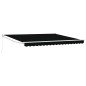 vidaXL Tenda Manuale Retrattile Nera 400x300 cm di vidaXL Tenda Manuale Retrattile Nera 400x300 cm di