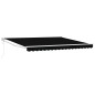 vidaXL Tenda da sole retrattile automatica nera 400x300 cm di vidaXL Tenda da sole retrattile automatica nera 400x300 cm di