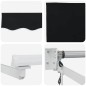 vidaXL Tenda da sole retrattile automatica nera 400x300 cm di vidaXL Tenda da sole retrattile automatica nera 400x300 cm di