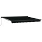 vidaXL Tenda da sole automatica retrattile nera 400x300 cm vidaXL Tenda da sole automatica retrattile nera 400x300 cm