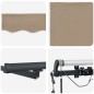 vidaXL Tenda Retrattile Automatica con LED Beige 400x300 cm vidaXL Tenda Retrattile Automatica con LED Beige 400x300 cm