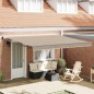 Tenda Retrattile Manuale Beige 400x300 cm