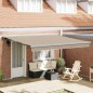 vidaXL CasaXL Tenda da sole automatica avvolgibile Beige 400 x 300 cm