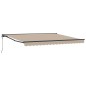 vidaXL Tenda Retrattile Beige 400x300 cm vidaXL Tenda Retrattile Beige 400x300 cm