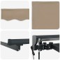 vidaXL Tenda Retrattile Beige 400x300 cm vidaXL Tenda Retrattile Beige 400x300 cm