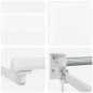 vidaXL Tenda Manuale Retrattile Bianca 400x300 cm