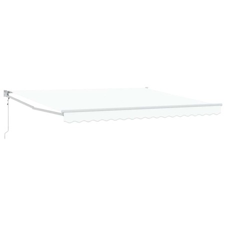 vidaXL Tenda Retrattile Automatica Bianca 400x300 cm