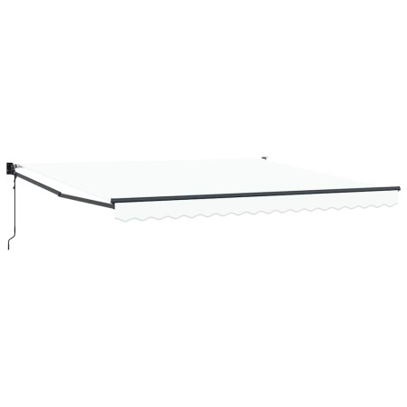 Tenda Retrattile Automatica vidaXL Bianca 400x300 cm