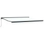 vidaXL Tenda Retrattile Automatica Bianca 400x300 cm vidaXL Tenda Retrattile Automatica Bianca 400x300 cm