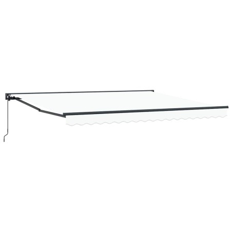 vidaXL Tenda Retrattile Bianco 400x300 cm