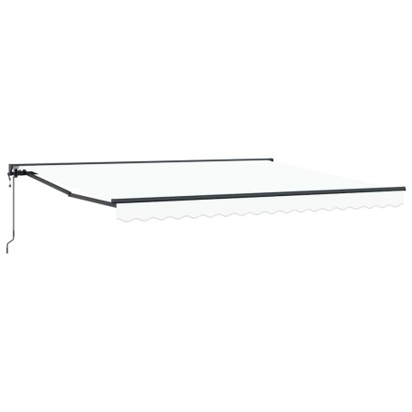 vidaXL Tenda Retrattile Bianco 400x300 cm