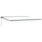 vidaXL Tenda Retrattile Bianco 400x300 cm
