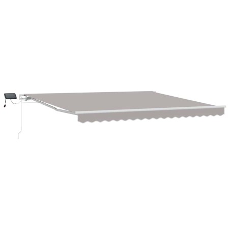 vidaXL Tenda ritirabile grigio chiaro with Grigio chiaro 400 × 300 cm