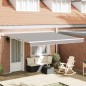 vidaXL Tenda Grigia Chiara Grigio chiaro 400 × 300 cm Grigio chiaro