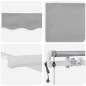 vidaXL Tenda Grigia Chiara Grigio chiaro 400 × 300 cm Grigio chiaro