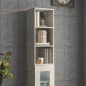Armadietto Muro Grigio Cemento 34,5x32,5x90cm Legno Multistrato Armadietto Muro Grigio Cemento 34,5x32,5x90cm Legno Multistrato