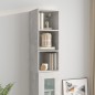 Armadietto Muro Grigio Cemento 34,5x32,5x90cm Legno Multistrato Armadietto Muro Grigio Cemento 34,5x32,5x90cm Legno Multistrato