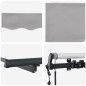vidaXL Tenda da sole automatica e retrattile , grigio chiaro, 400x300 cm vidaXL Tenda da sole automatica e retrattile , grigio chiaro, 400x300 cm