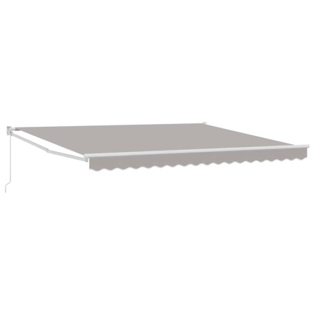 Tenda Retrattile Manuale vidaXL Grigia 400x300 cm
