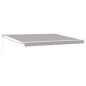 Tenda Retrattile Manuale vidaXL Grigia 400x300 cm Tenda Retrattile Manuale vidaXL Grigia 400x300 cm