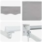 Tenda Retrattile Manuale vidaXL Grigia 400x300 cm Tenda Retrattile Manuale vidaXL Grigia 400x300 cm