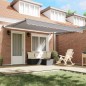 vidaXL Tenda Retrattile Manuale Grigia Chiara 400x300 cm