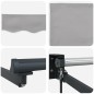 vidaXL Tenda Retrattile Manuale Grigia Chiara 400x300 cm