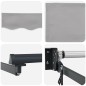 vidaXL Tenda Retrattile Automatica Grigio Chiaro 400x300 cm