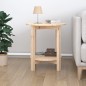 Tavolino da Salotto Ø 55x60 cm in Legno Massello di Pino Tavolino da Salotto Ø 55x60 cm in Legno Massello di Pino