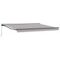 vidaXL Tenda Retrattile Grigio chiaro 400x300 cm
