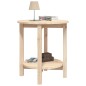 Tavolino da Salotto Ø 55x60 cm in Legno Massello di Pino Tavolino da Salotto Ø 55x60 cm in Legno Massello di Pino