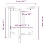 Tavolino da Salotto Ø 55x60 cm in Legno Massello di Pino Tavolino da Salotto Ø 55x60 cm in Legno Massello di Pino