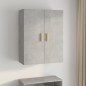 Armadietto Pensile a Parete Grigio Cemento 69,5x34x90 cm Armadietto Pensile a Parete Grigio Cemento 69,5x34x90 cm