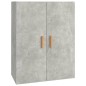 Armadietto Pensile a Parete Grigio Cemento 69,5x34x90 cm Armadietto Pensile a Parete Grigio Cemento 69,5x34x90 cm