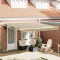 Tenda Retrattile Manuale vidaXL Verde e Giallo 400x300 cm Tenda Retrattile Manuale vidaXL Verde e Giallo 400x300 cm