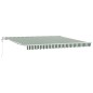 vidaXL Tenda Verde e bianco 400 × 300 cm Verde e bianco vidaXL Tenda Verde e bianco 400 × 300 cm Verde e bianco