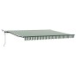 Tenda Retrattile Automatica vidaXL con LED Verde e Bianco 400x300 cm Tenda Retrattile Automatica vidaXL con LED Verde e Bianco 400x300 cm