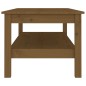 Tavolino da Salotto Miele 110x50x40 cm Legno Massello di Pino Tavolino da Salotto Miele 110x50x40 cm Legno Massello di Pino