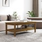 Tavolino da Salotto Miele 110x50x40 cm Legno Massello di Pino Tavolino da Salotto Miele 110x50x40 cm Legno Massello di Pino