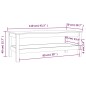 Tavolino da Salotto Miele 110x50x40 cm Legno Massello di Pino Tavolino da Salotto Miele 110x50x40 cm Legno Massello di Pino
