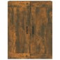 Armadietto Pensile a Parete Rovere Fumo 69,5x32,5x90 cm