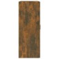 Armadietto Pensile a Parete Rovere Fumo 69,5x32,5x90 cm