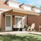 vidaXL Tenda Retrattile Multicolore 400 × 350 cm Poliestere e Metallo
