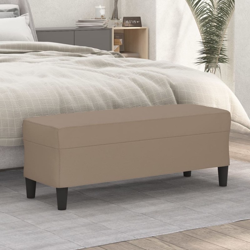 Panca Cappuccino 100x35x41 cm in Similpelle Panca Cappuccino 100x35x41 cm in Similpelle